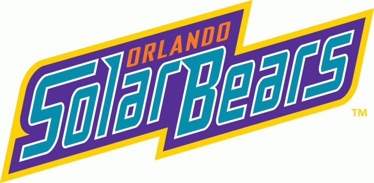 orlando solar bears 2012-pres wordmark logo iron on transfers for T-shirts